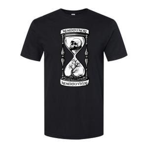 Memento Mori Memento Vivere Skull Design Stoic Memento Mori Softstyle CVC T-Shirt