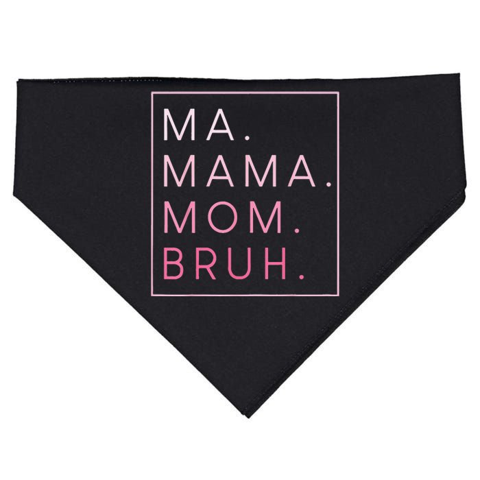 Ma Mama Mom Bruh Mother's Day USA-Made Doggie Bandana