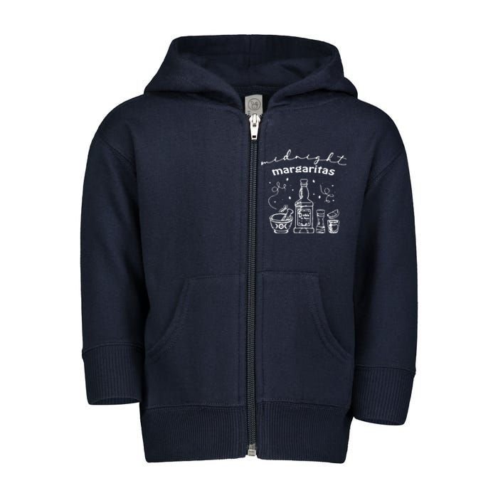 Midnight Margaritas Toddler Zip Fleece Hoodie