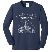 Midnight Margaritas Kids Long Sleeve Shirt