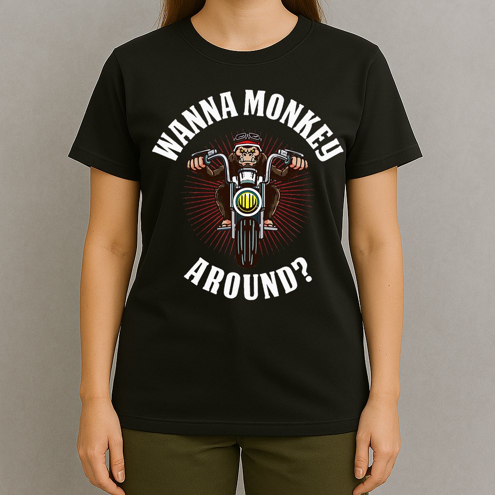 Monkey Motorcycle T-Shirt