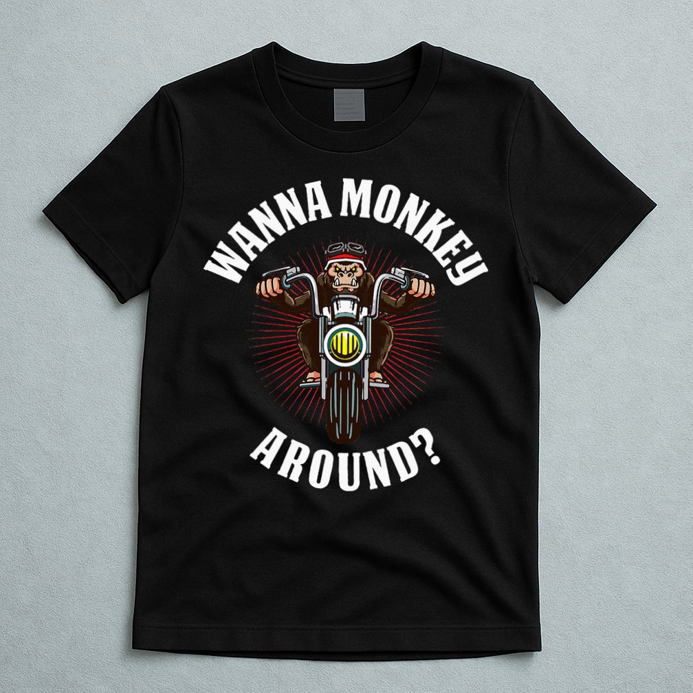 Monkey Motorcycle T-Shirt
