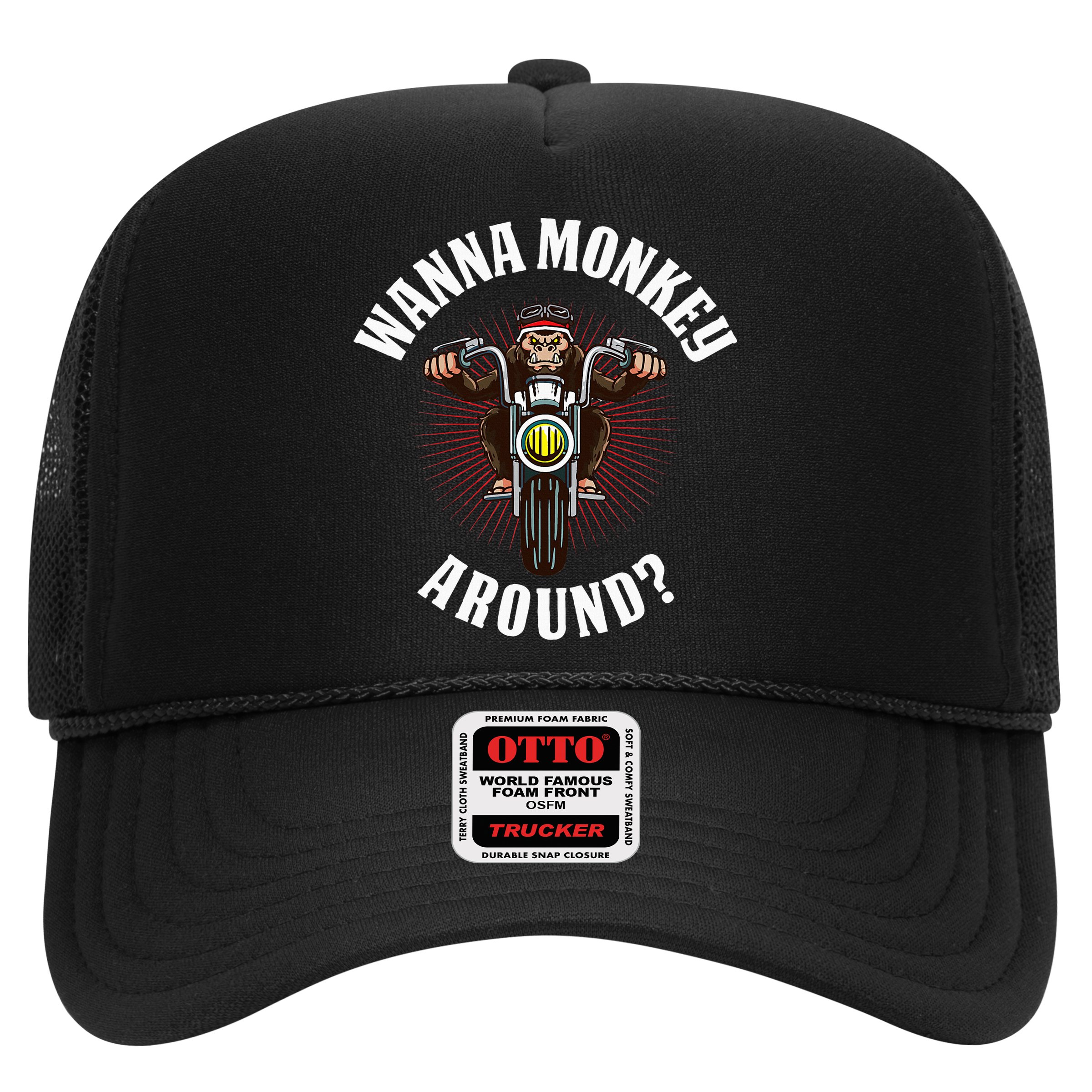 Monkey Motorcycle Hat