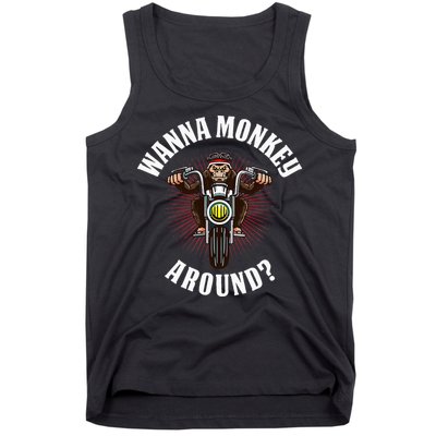 Monkey Motorcycle Tank Top