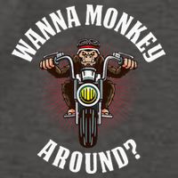 Monkey Motorcycle Vector Backpack