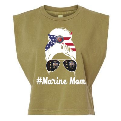 Marine Mom Garment-Dyed Women's Muscle Tee