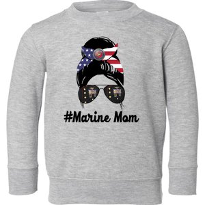 Marine Mom Toddler Sweatshirt