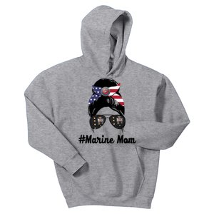 Marine Mom Kids Hoodie