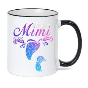 Mermaid Mimi Mermaid Birthday Party Mother's Day 11oz Black Color Changing Mug