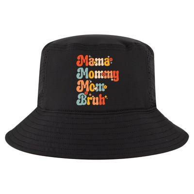 Mama Mommy Mom Bruh Mothers Day Vintage Funny Mother Cool Comfort Performance Bucket Hat