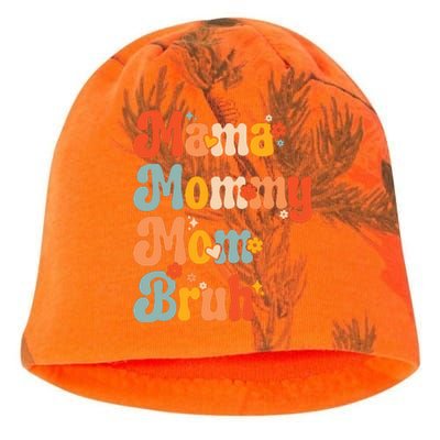 Mama Mommy Mom Bruh Mothers Day Vintage Funny Mother Kati - Camo Knit Beanie