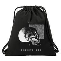 Memento Mori Drawstring Bag
