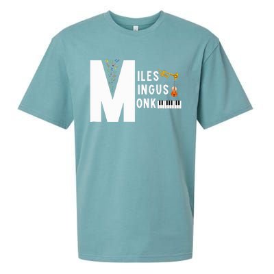 Miles Mingus Monk Famous Jazz Orchestra We Gonna Blow Sueded Cloud Jersey T-Shirt