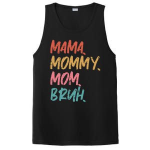 Mama Mommy Mom Bruh Funny Mothers Day Gift From Son PosiCharge Competitor Tank