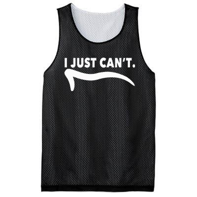 ME MOTIVATING MYSELF I JUST CAN'T FUNNY Mesh Reversible Basketball Jersey Tank