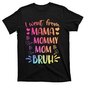 Mama Mommy Mom Bruh Mommy And Me Leopard Mother's Day Gifts T-Shirt