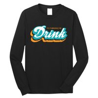 Miami Makes Me Drink Gift For Football Fan Sport Long Sleeve Shirt