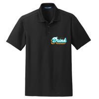 Miami Makes Me Drink Gift For Football Fan Sport Dry Zone Grid Polo