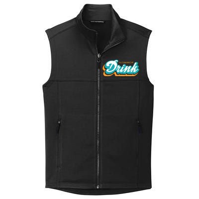 Miami Makes Me Drink Gift For Football Fan Sport Collective Smooth Fleece Vest