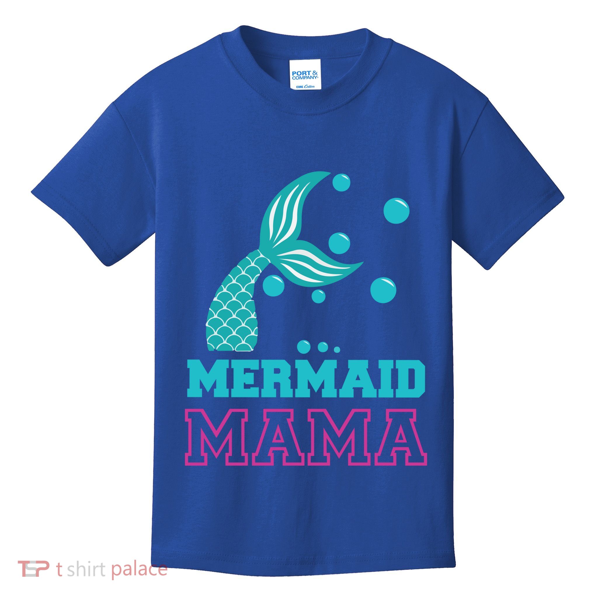 Mermom Mermaid Mom Meaningful Gift Ocean Beach Pool Party Swimming Great Gift Kids T-Shirt