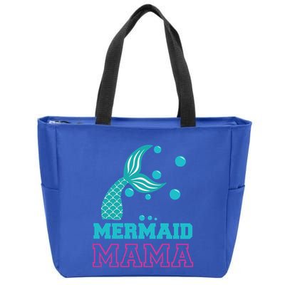 Mermom Mermaid Mom Meaningful Gift Ocean Beach Pool Party Swimming Great Gift Zip Tote Bag