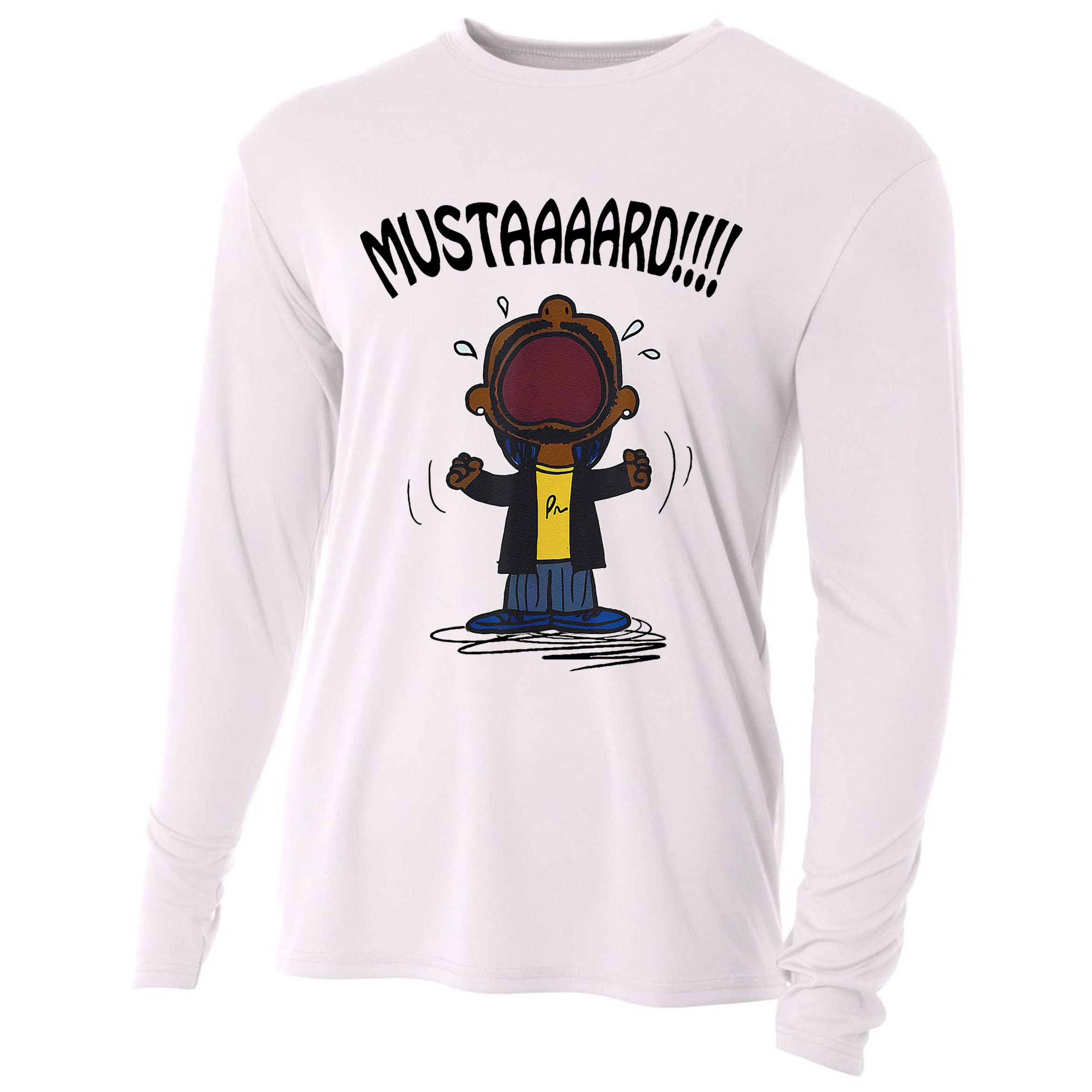Mustard Meme Cooling Performance Long Sleeve Crew