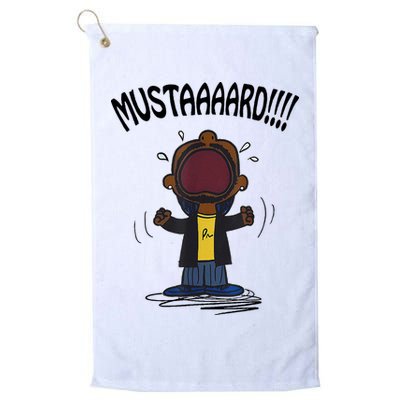 Mustard Meme Golf Towel