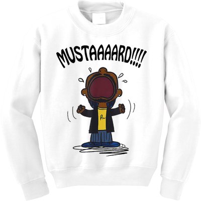 Mustard Meme Kids Sweatshirt