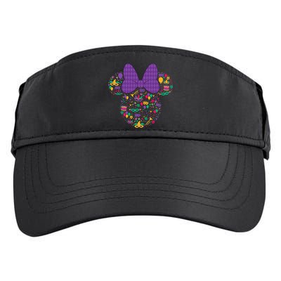 Minnie Mouse Mardi Gras Carnival Holiday Icon Adult Drive Performance Visor