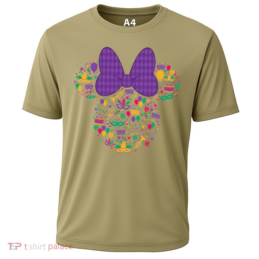 Minnie Mouse Mardi Gras Carnival Holiday Icon Performance Shirt