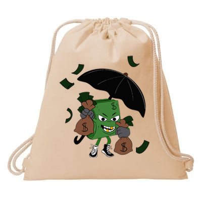 Money Man Money Bag Drawstring Bag