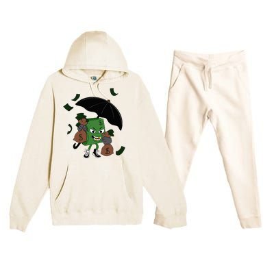 Money Man Money Bag Premium Hooded Sweatsuit Set