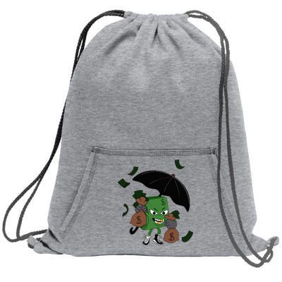 Money Man Money Bag Sweatshirt Cinch Pack Bag