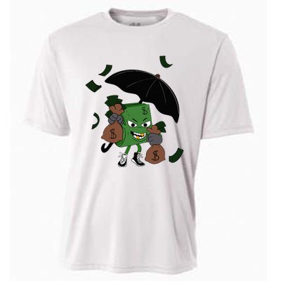 Money Man Money Bag Cooling Performance Crew T-Shirt