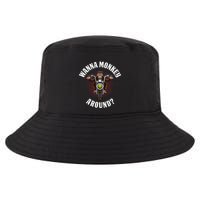 Monkey Motorcycle Cool Comfort Performance Bucket Hat