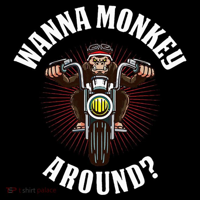 Monkey Motorcycle 16 in Basic Backpack