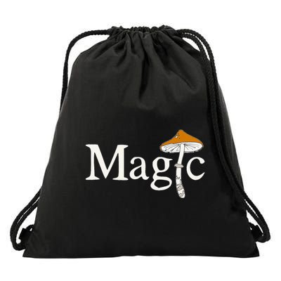 Magic Mushroom Drawstring Bag