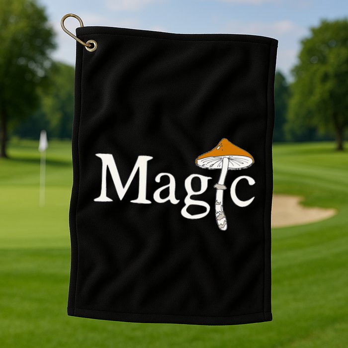 Magic Mushroom Golf Towel