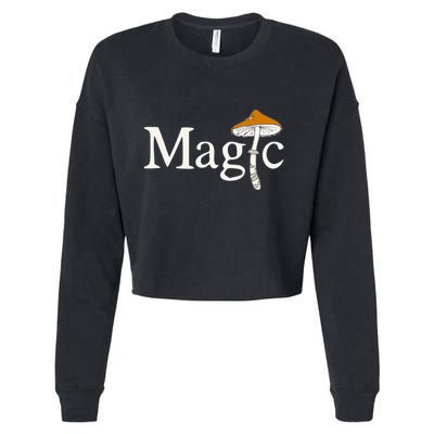 Magic Mushroom Cropped Pullover Crew