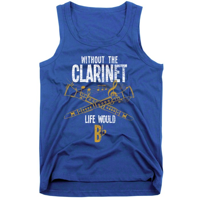 Music Musician Musical Instrut Gift Clarinet Cute Gift Tank Top