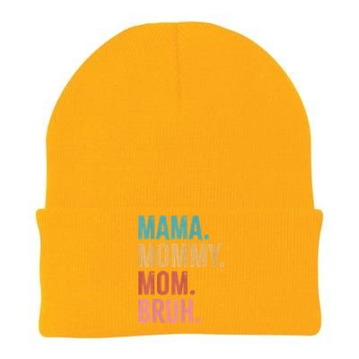 Mama Mommy Mom Bruh Mothers Day Funny Knit Cap Winter Beanie