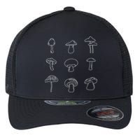 Mushroom Mycology Mushroom Whisperer Fungi Foraging Flexfit Unipanel Trucker Cap
