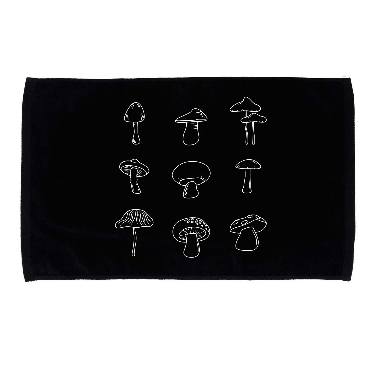 Mushroom Mycology Mushroom Whisperer Fungi Foraging Microfiber Hand Towel