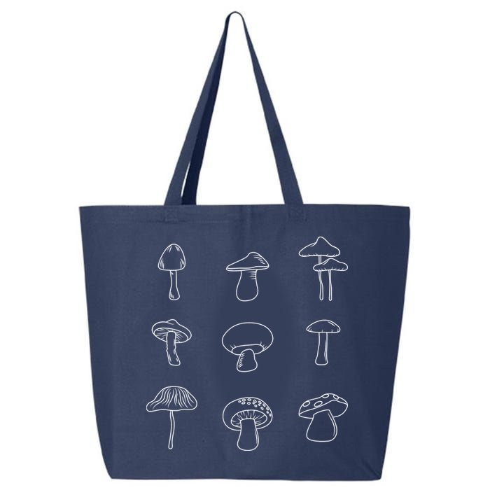 Mushroom Mycology Mushroom Whisperer Fungi Foraging 25L Jumbo Tote