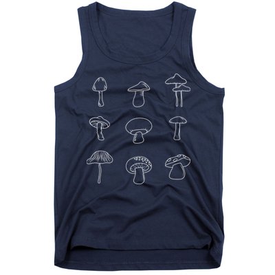 Mushroom Mycology Mushroom Whisperer Fungi Foraging Tank Top
