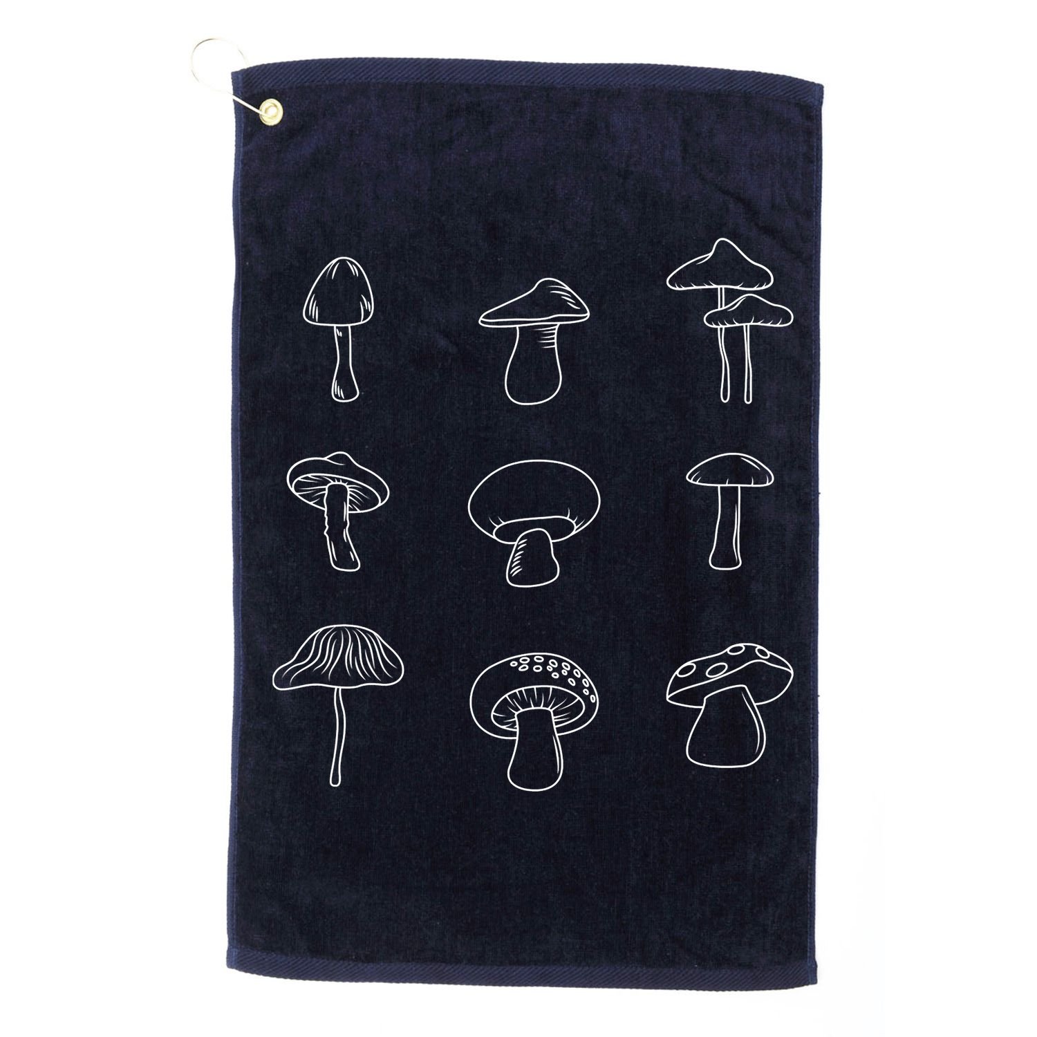 Mushroom Mycology Mushroom Whisperer Fungi Foraging Golf Towel