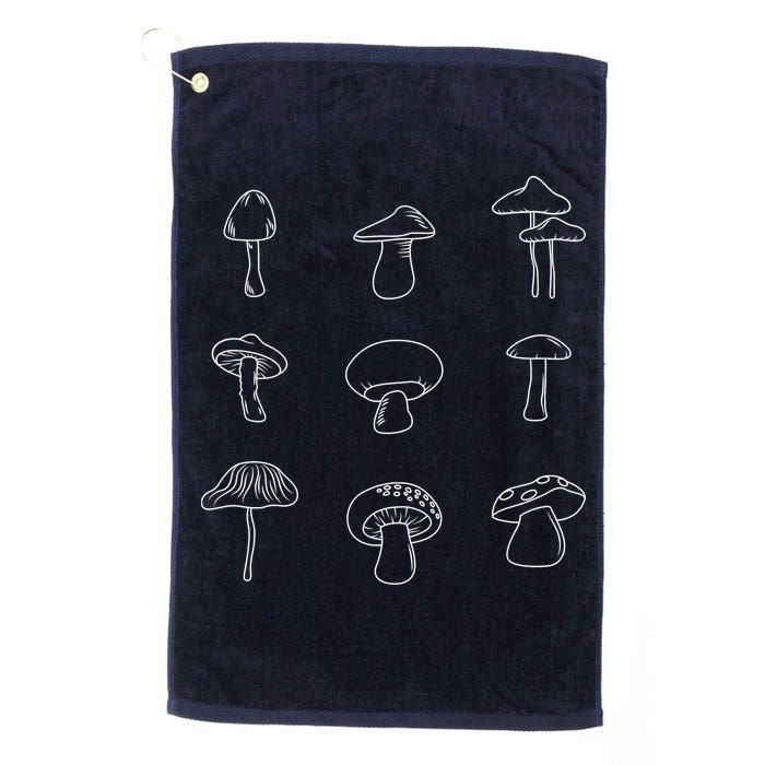 Mushroom Mycology Mushroom Whisperer Fungi Foraging Golf Towel