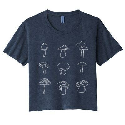 Mushroom Mycology Mushroom Whisperer Fungi Foraging Crop Top