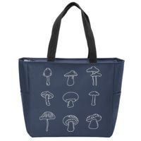 Mushroom Mycology Mushroom Whisperer Fungi Foraging Zip Tote Bag