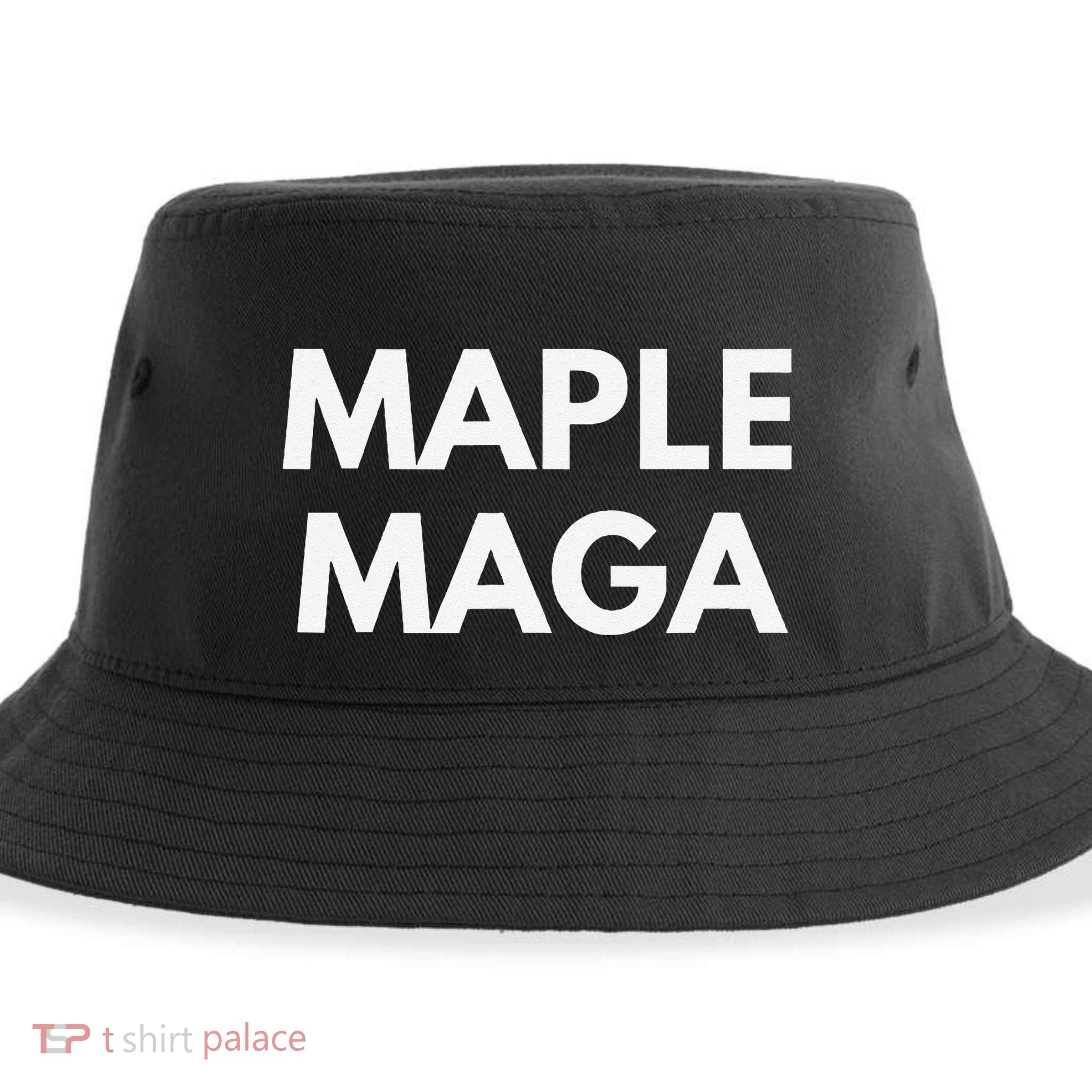 Maple Maga Mcga Make Canada Great Again Sustainable Bucket Hat